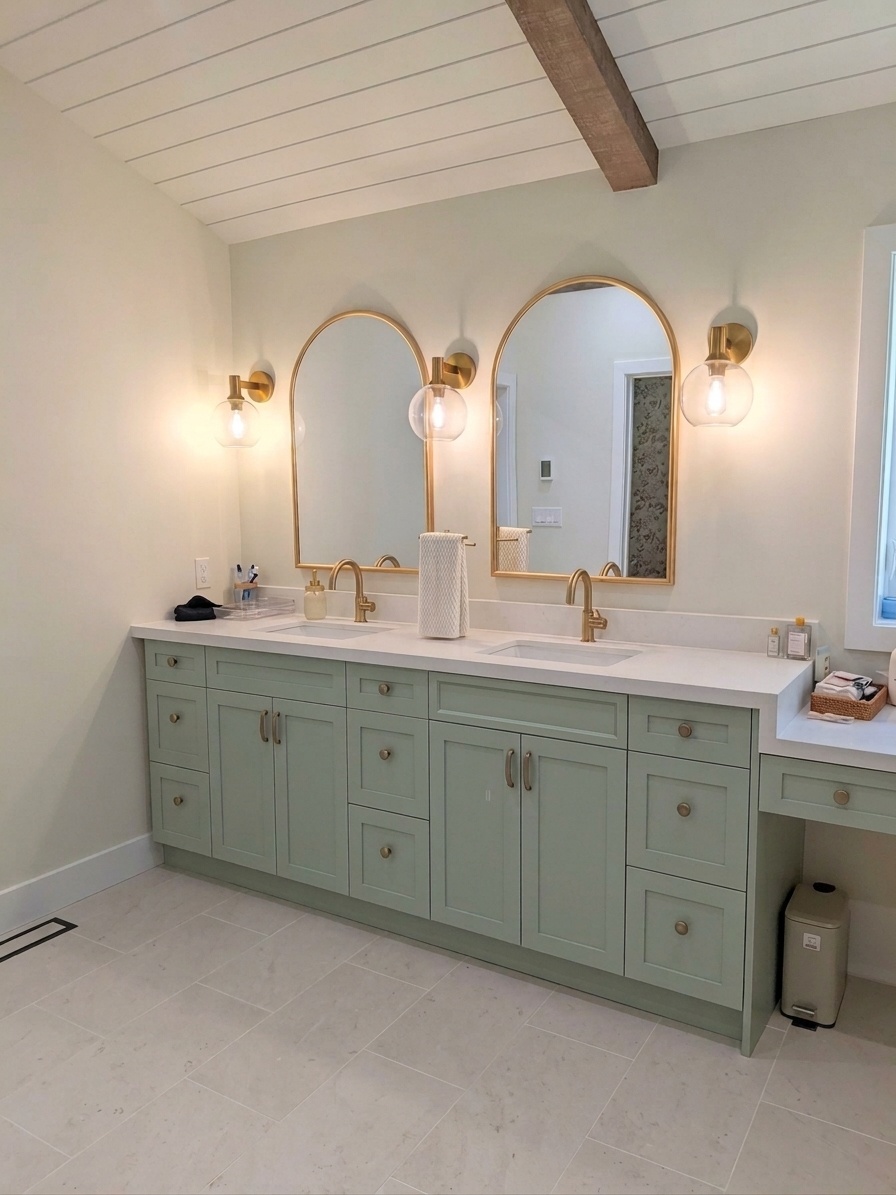 Calacatta Gold Walk-In Shower